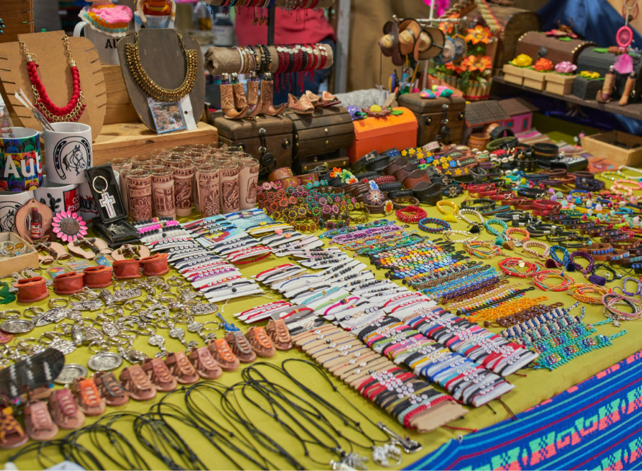Mercado de artesanía local